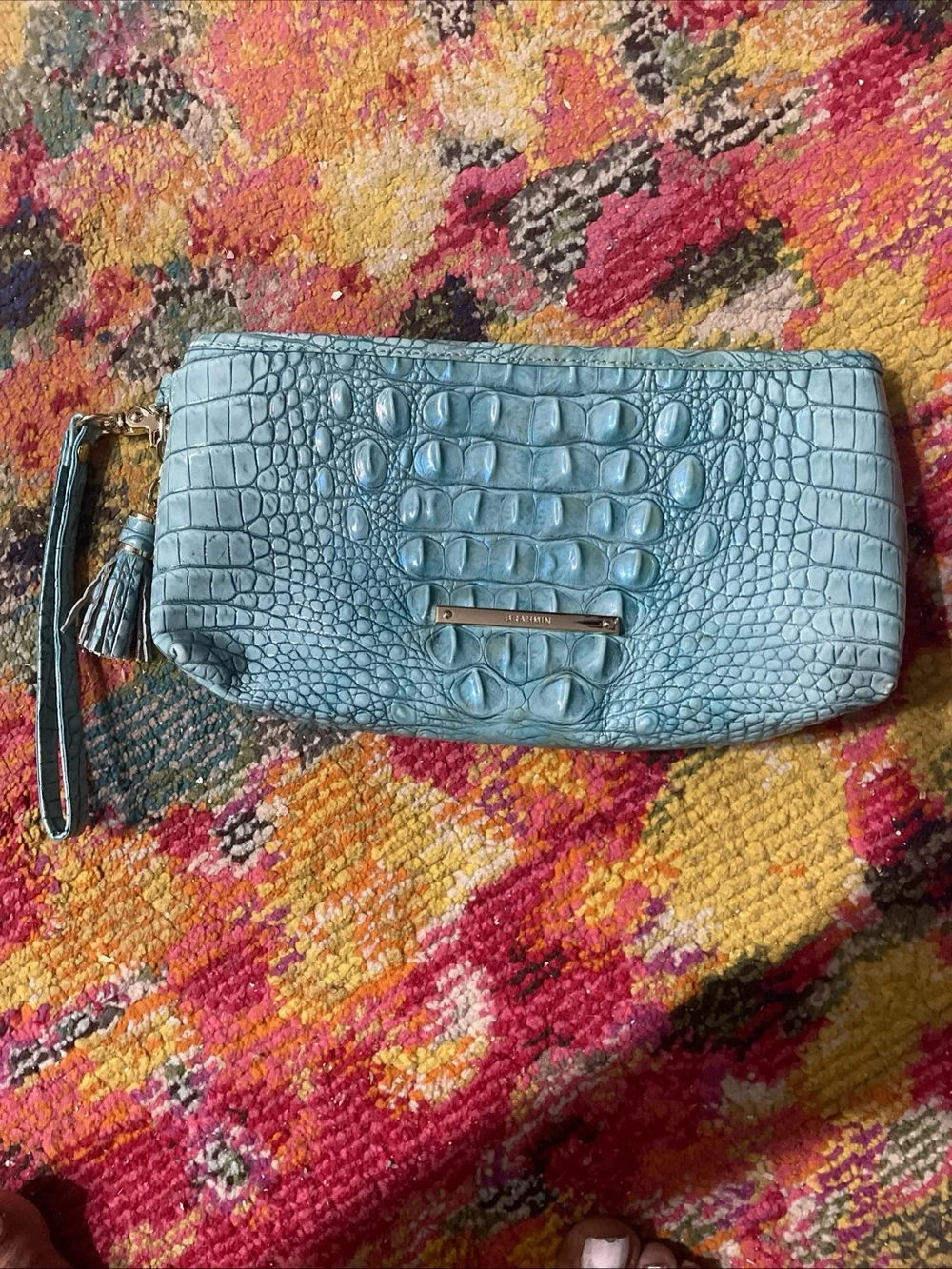 Brahmin Kayla Wristlet Clutch in Astral Melbourne